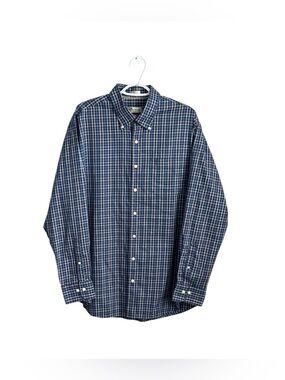 Peter Millar Nanolux 💯 Cotton Plaid Button-Down Shirt - Men's, Size XL